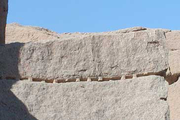 quoins in quarry