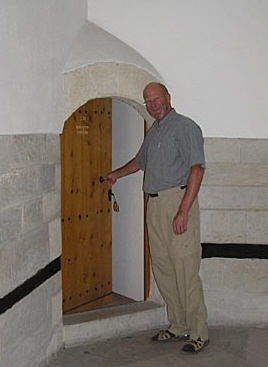 Jim at Door to Room Safranbolu