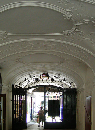 decorated archway
