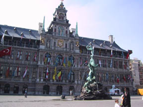 city hall with brabo