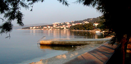 early morning view from trogir