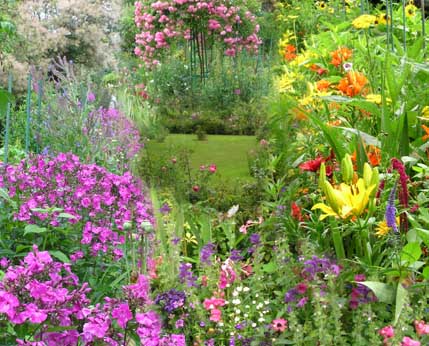garden collage Giverny is best known as the place where Monet spent many years and did much of his painting. This was the reason we stopped by there in July ...