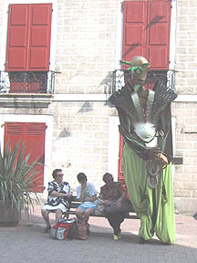 giant with ladies