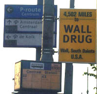 wall drug sign