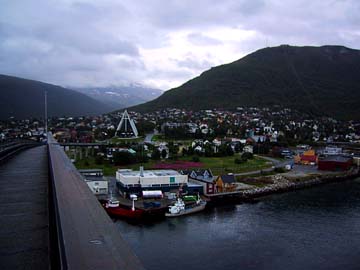glass church near tromso