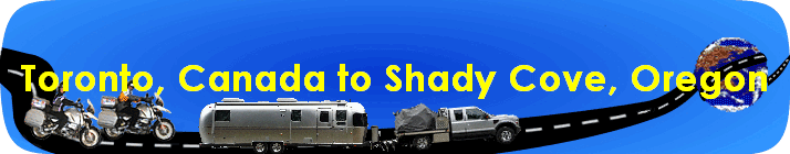Toronto, Canada to Shady Cove, Oregon
