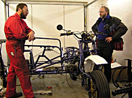Sidecar with Horst and Erdmann