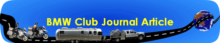 BMW Club Journal Article