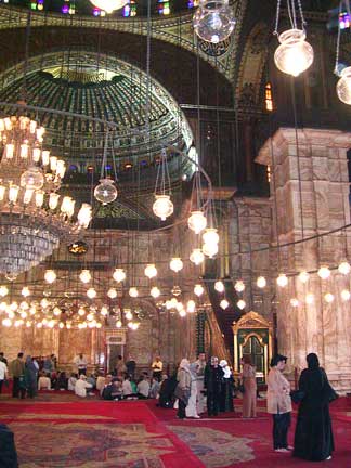 mohammed ali mosque interior