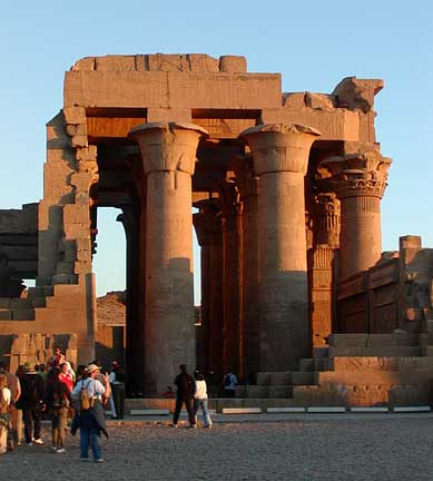 temple columns kom ombo