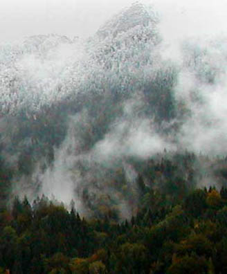 snowy mount