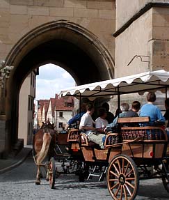 horse carriage rothenburg