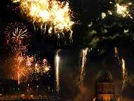 fireworks collage