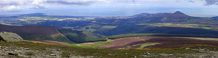 wicklow pano from djouce
