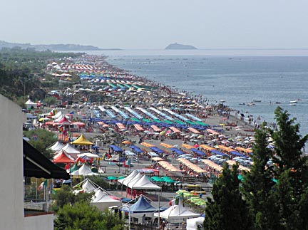 Umbrella beach