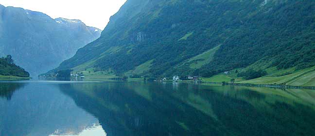 fjord reflection
