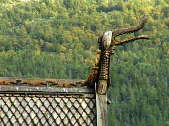 roof detail lom church