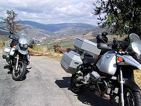 bikes in douro on n222