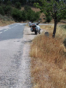 bikes with road marker