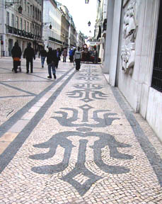 sidewalk mosaic