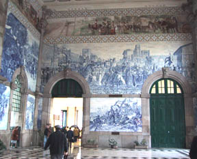 train station tiles