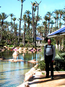 jim in palm garden
