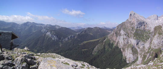 looking west