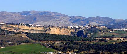 ronda tajo from hill