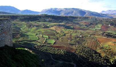 view with wall from ronda