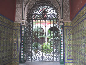 tiled entry