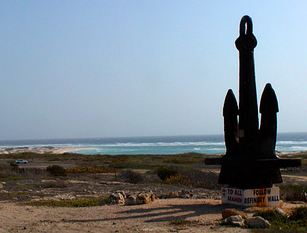anchor at beach
