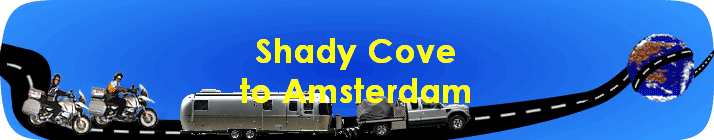 Shady Cove
to Amsterdam