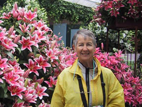 bonnie with lillies