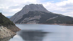 lake at dam riano