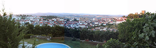 panorama from pousada