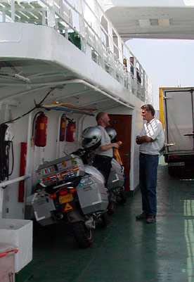 jim w bikes ferry