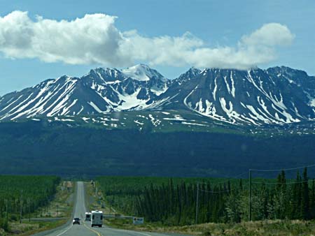 On the way to Haines Junction
