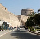 citadel * View of the citadel from the mosque. * 360 x 352 * (50KB)
