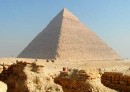 second from distance1 * This pyramid still has an intact summit and steeper side than Cheop's. * 432 x 306 * (47KB)