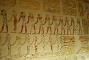 entry wall ramses IV * A portion of the entry wall in the tomb of Ramses IV. * 432 x 297 * (45KB)
