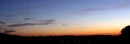 sunset from castle * The sunset viewed from the Marienburg Niederfingen, with the crecent moon rising. * 684 x 235 * (34KB)