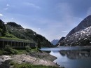 lago di fedaia * The beautifully serene Lago di Fedaia at the Fedaia pass. * 432 x 323 * (50KB)