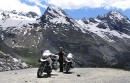 jim w bikes near top stelvio south * Jim with the bikes on the south side of the Passo dello Stelvio. * 432 x 276 * (58KB)