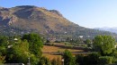 Cassino from hotel  * The monastery at Monte Cassino, as viewed from the valley below. * 432 x 244 * (48KB)