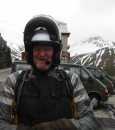 jim at furkapass * Jim smiling for the camera as Lars takes his picture at Furkapass in Switzerland. This is where Lars, Jim and Verna met for the first time.