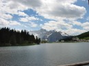 lunch at lake view * Our great view during lunch at this lovely lake.