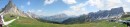 panoramic view from passo giau * A fantastic panoramic view from the Passo Giau.   It truly seemed like you could see forever.
