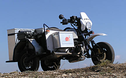 Bike on Hill Matera