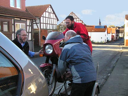 Unloading Bike